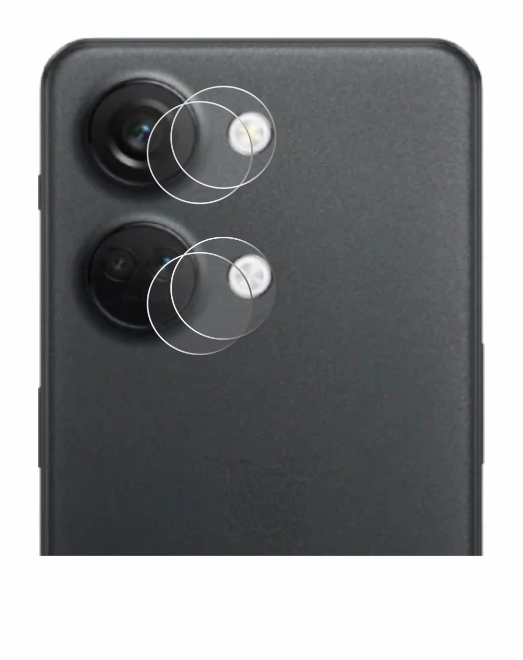 Immagine del dispositivo OnePlus Nord 3 5G (SOLO Fotocamera) con un'ampia varietà di protezioni per lo schermo.