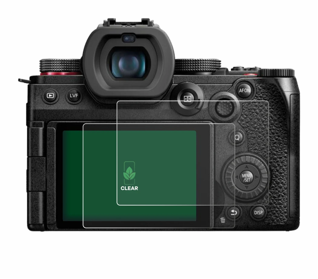 Immagine del dispositivo Panasonic Lumix DC-G9 II con un'ampia varietà di protezioni per lo schermo.
