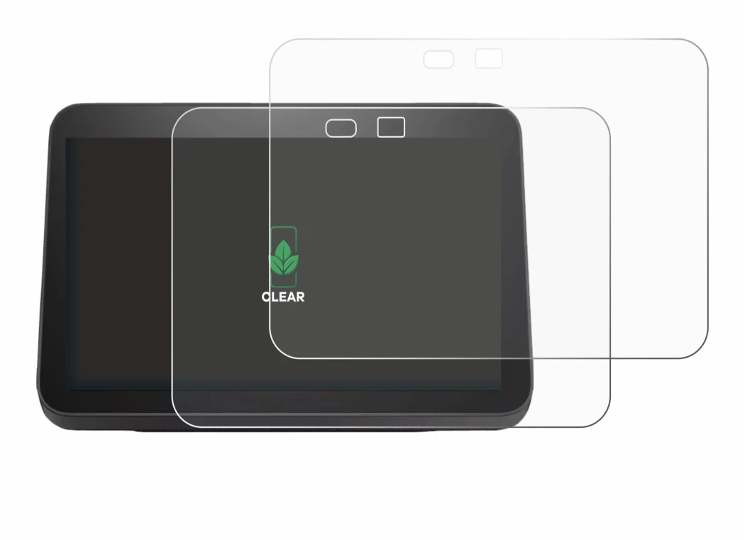 Immagine del dispositivo Amazon Echo Show 8 2023 (3a Gen.) con un'ampia varietà di protezioni per lo schermo.