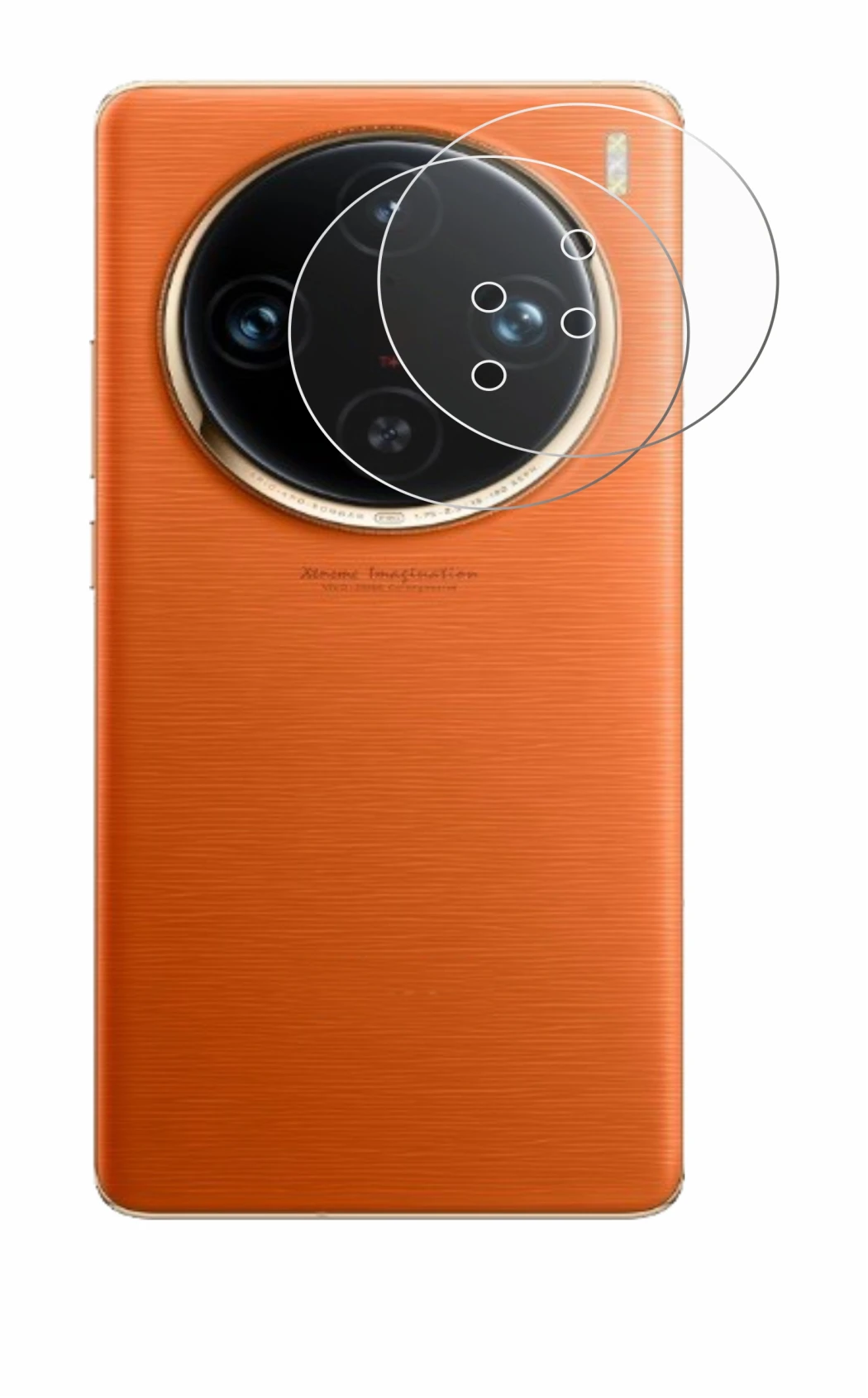 Immagine del dispositivo Vivo X100 Pro (SOLO Fotocamera) con un'ampia varietà di protezioni per lo schermo.