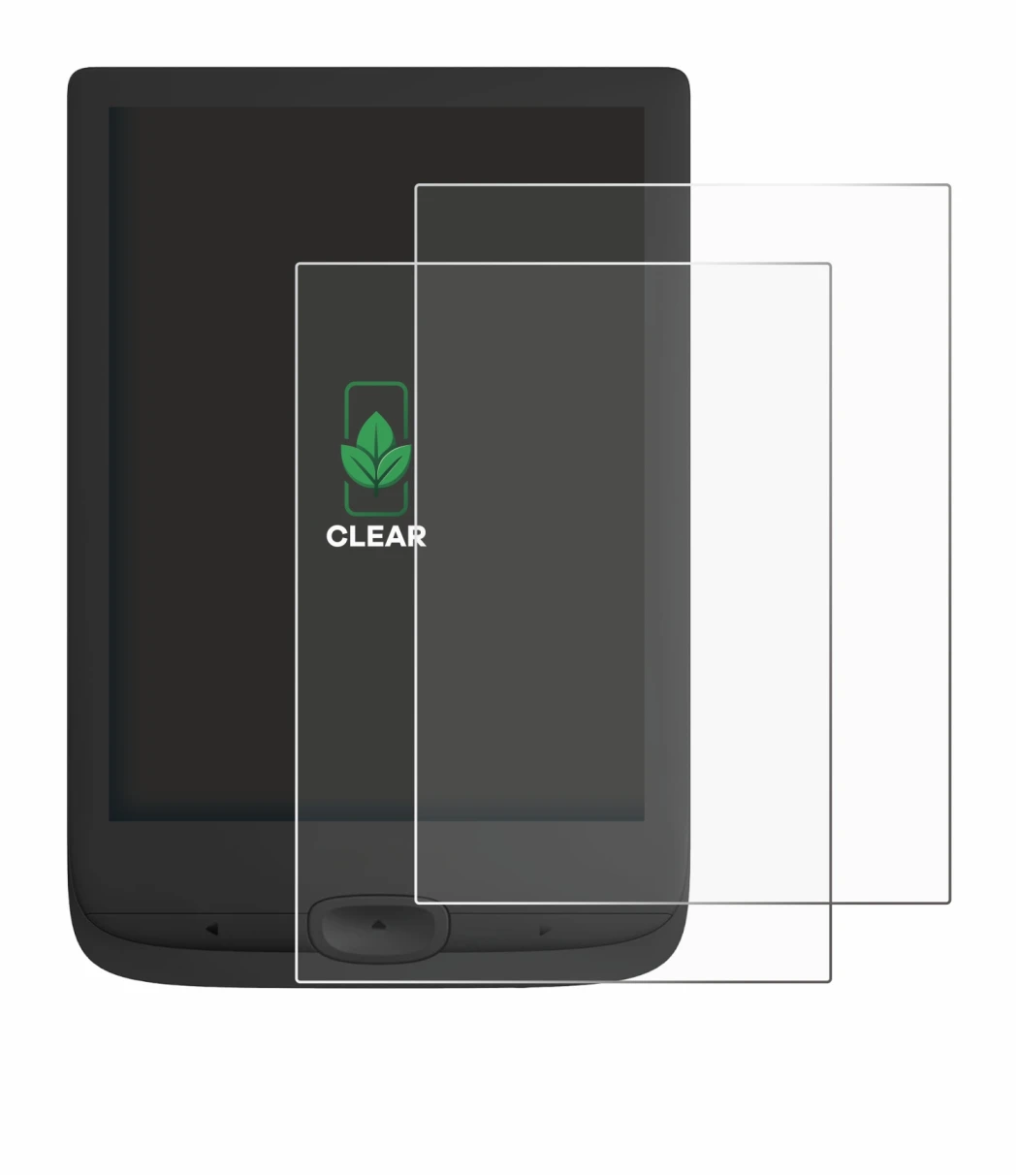 Immagine del dispositivo PocketBook Basic Lux 4 con un'ampia varietà di protezioni per lo schermo.