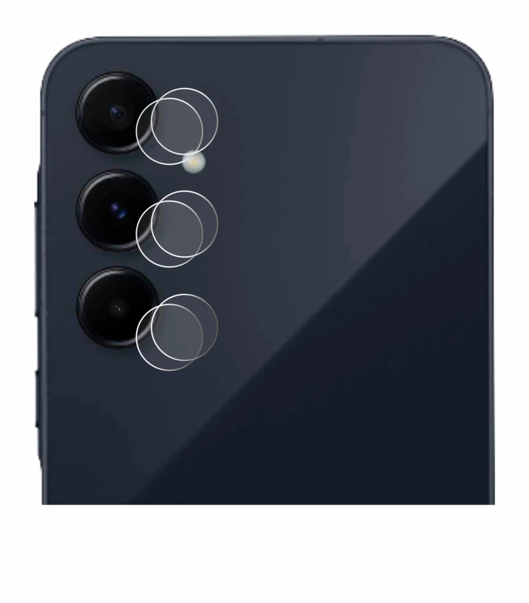 Immagine del dispositivo Samsung Galaxy A55 5G (SOLO Fotocamera) con un'ampia varietà di protezioni per lo schermo.