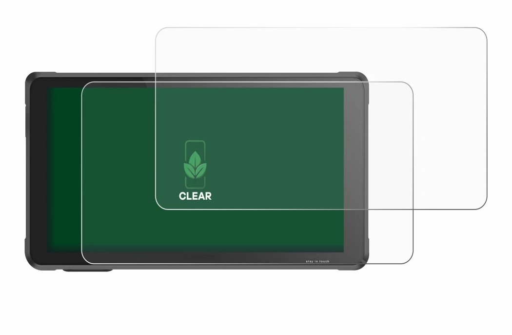 Immagine del dispositivo Interphone RideSync Sync55 con un'ampia varietà di protezioni per lo schermo.
