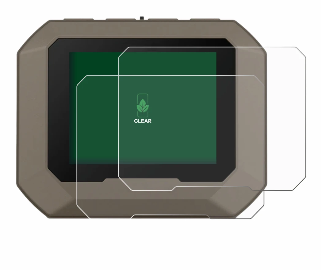 Immagine del dispositivo Garmin Xero C1 Pro con un'ampia varietà di protezioni per lo schermo.
