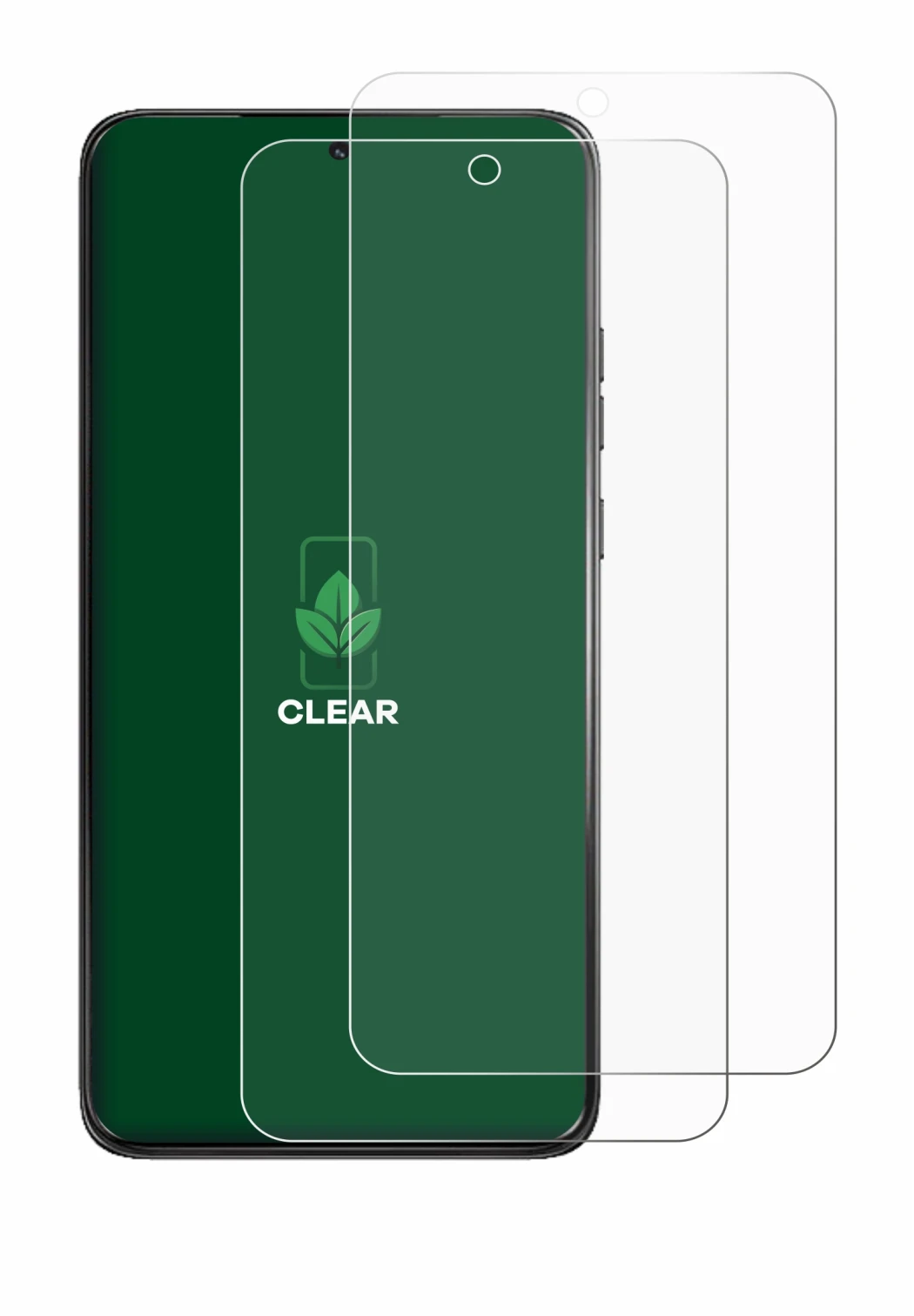 Immagine del dispositivo Motorola ThinkPhone 25 con un'ampia varietà di protezioni per lo schermo.
