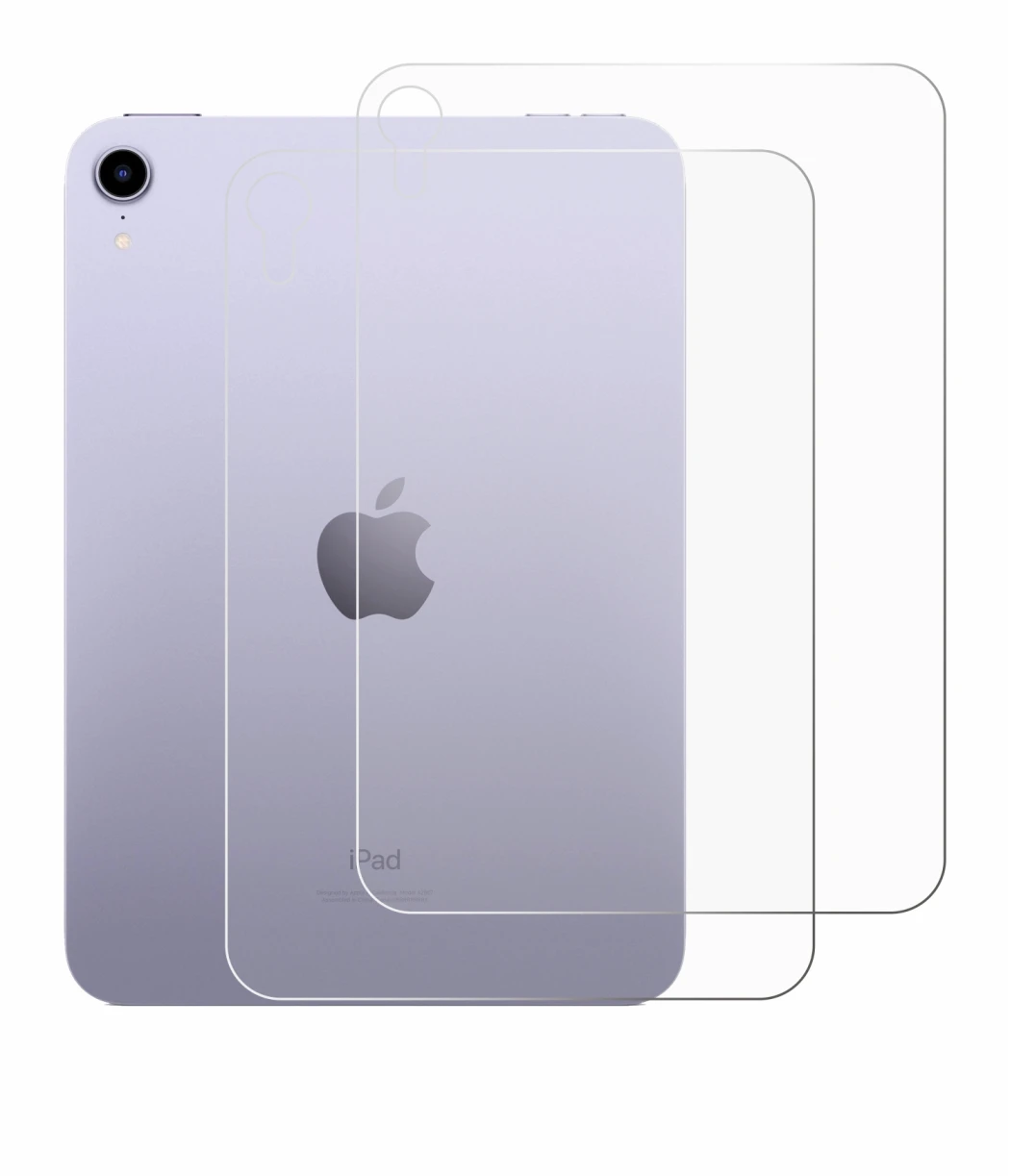 Immagine del dispositivo Apple iPad Mini 7 WiFi 2024 (Posteriore) con un'ampia varietà di protezioni per lo schermo.