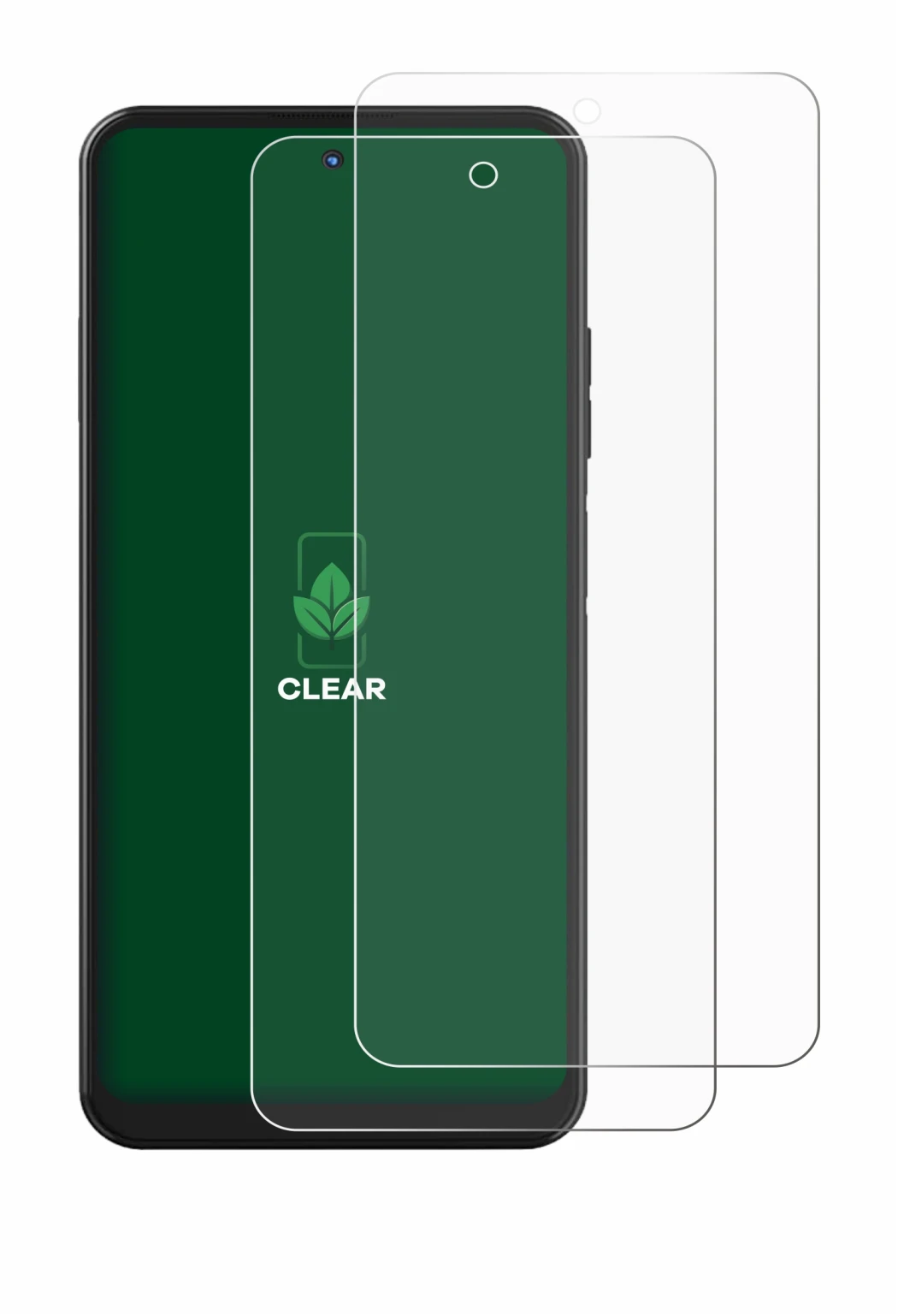 Immagine del dispositivo Hotwav Note 12 con un'ampia varietà di protezioni per lo schermo.