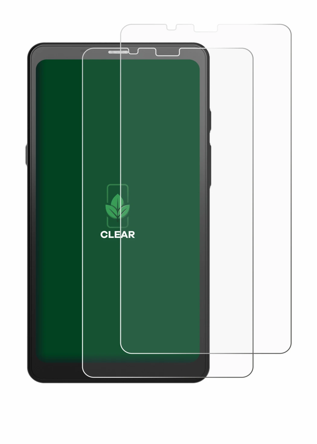 Immagine del dispositivo Boox Palma 2 con un'ampia varietà di protezioni per lo schermo.