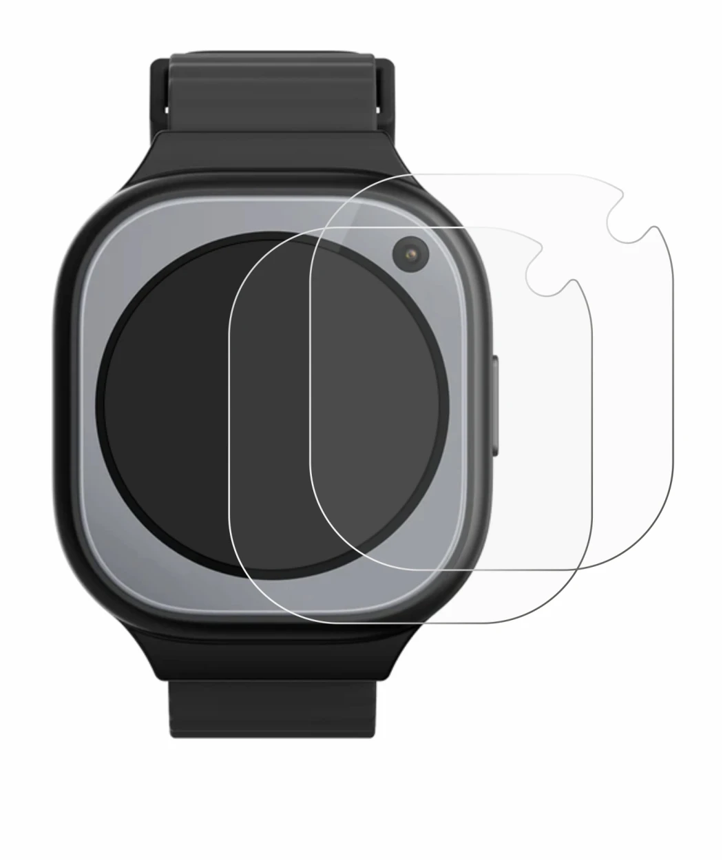 Immagine del dispositivo Xplora X6Pro con un'ampia varietà di protezioni per lo schermo.