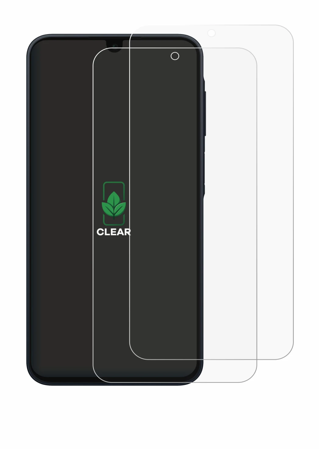 Immagine del dispositivo Samsung Galaxy A16 4G con un'ampia varietà di protezioni per lo schermo.