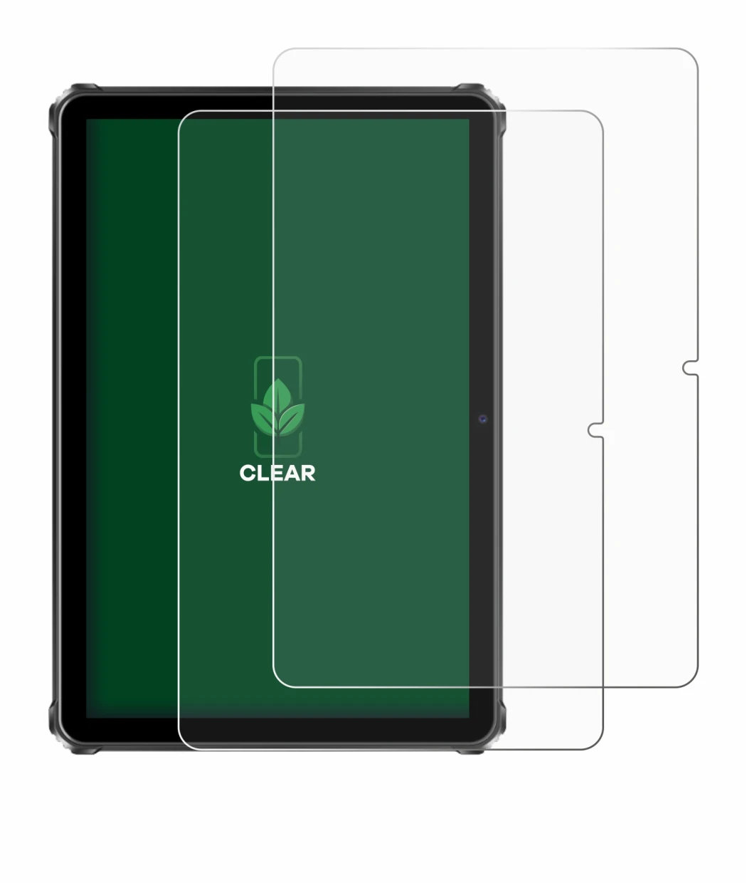 Immagine del dispositivo Oukitel RT9 con un'ampia varietà di protezioni per lo schermo.