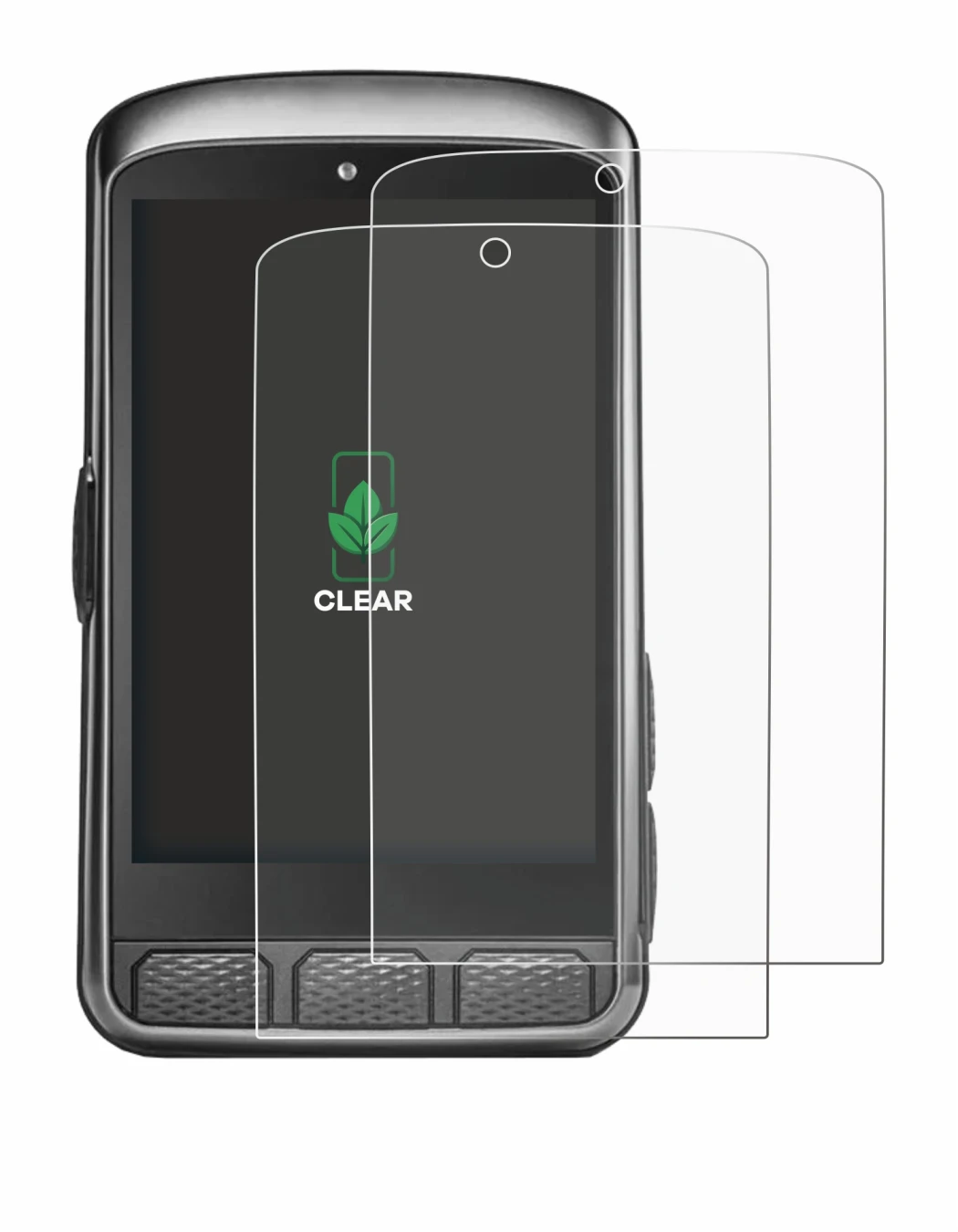 Immagine del dispositivo Wahoo Elemnt ACE con un'ampia varietà di protezioni per lo schermo.