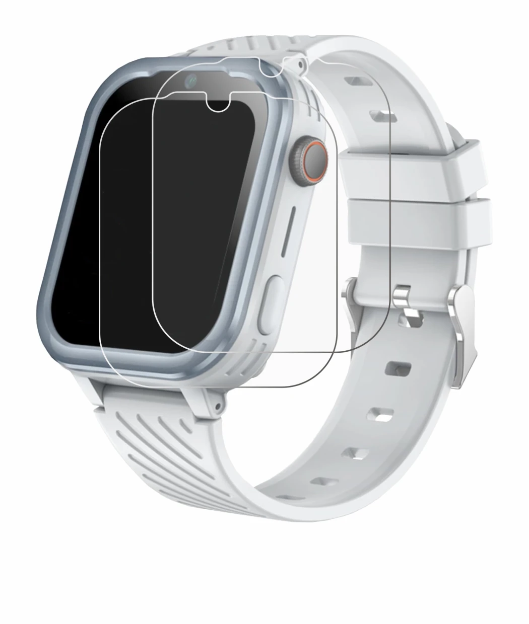 Immagine del dispositivo DDIOYIUR Smartwatch con un'ampia varietà di protezioni per lo schermo.
