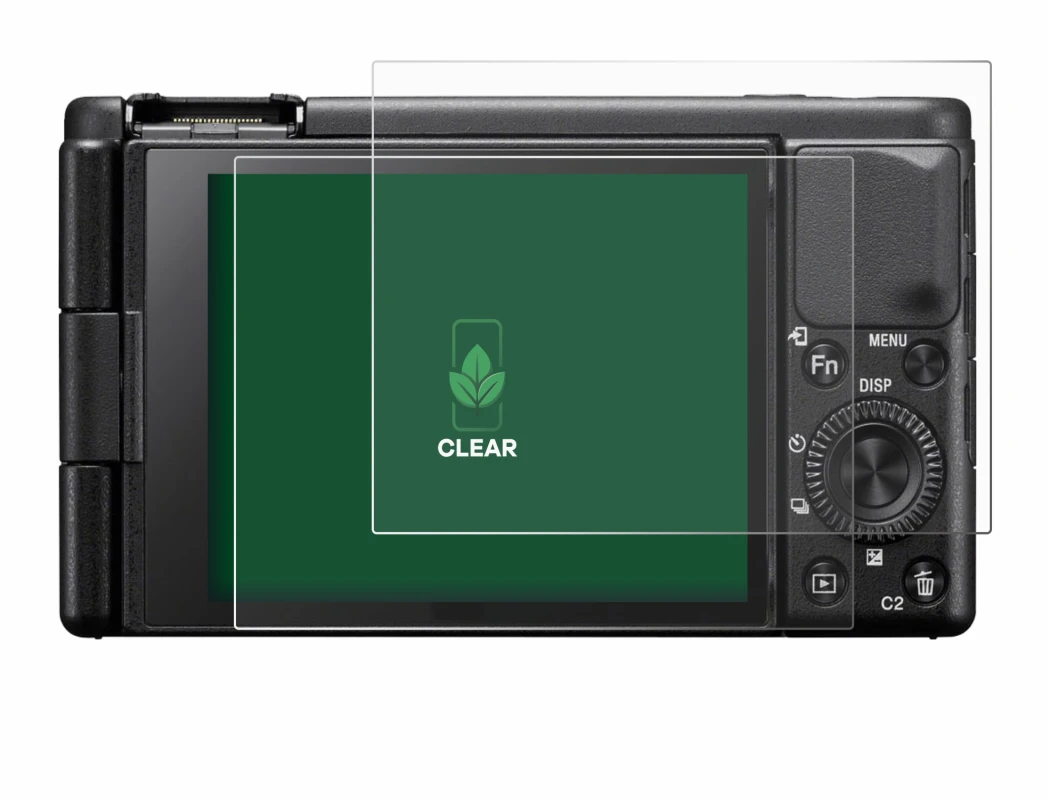 Immagine del dispositivo Sony ZV-1A con un'ampia varietà di protezioni per lo schermo.