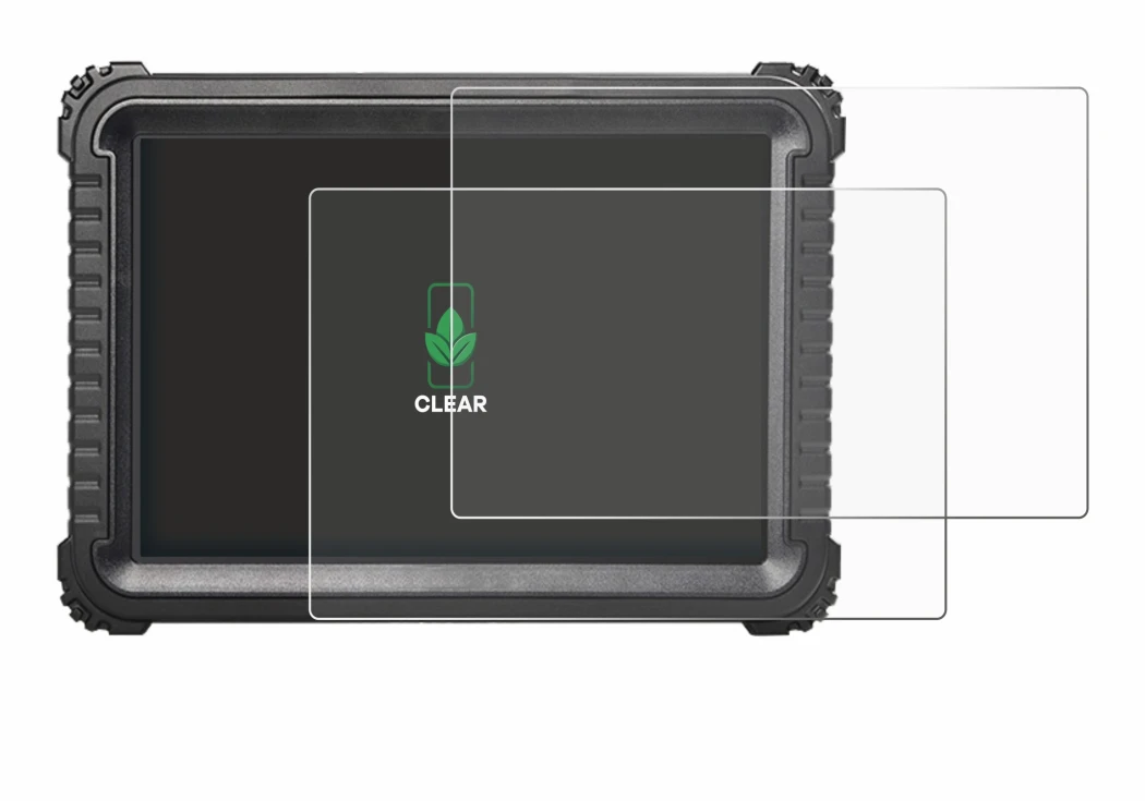 Immagine del dispositivo iCarsoft CR Ultra con un'ampia varietà di protezioni per lo schermo.
