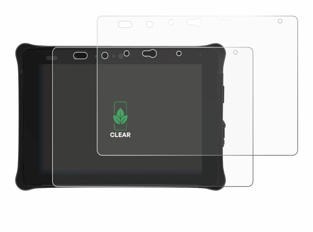 Immagine del dispositivo Leica iCON CC180 con un'ampia varietà di protezioni per lo schermo.