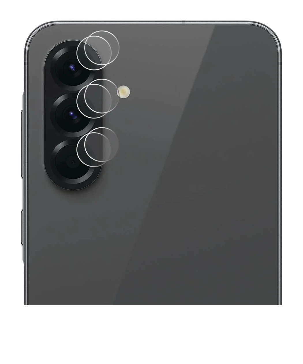 Immagine del dispositivo Samsung Galaxy A56 5G (SOLO Fotocamera) con un'ampia varietà di protezioni per lo schermo.