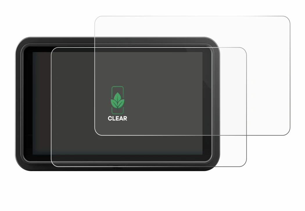 Immagine del dispositivo Atomos Shinobi Go con un'ampia varietà di protezioni per lo schermo.