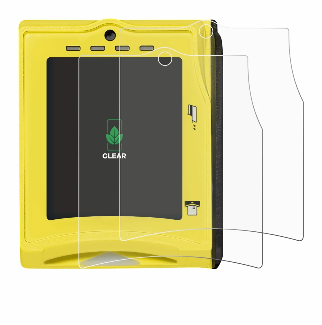 Immagine del dispositivo Nayax VPOS TOUCH con un'ampia varietà di protezioni per lo schermo.