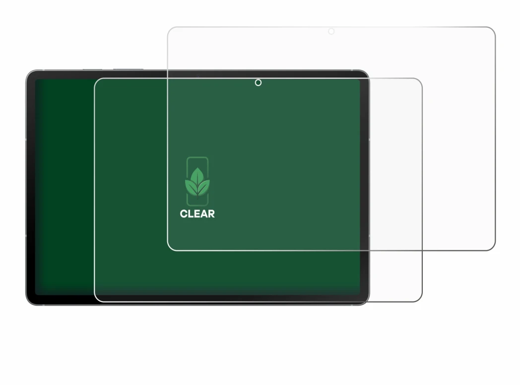 Immagine del dispositivo Samsung Galaxy Tab S10 FE WiFi con un'ampia varietà di protezioni per lo schermo.