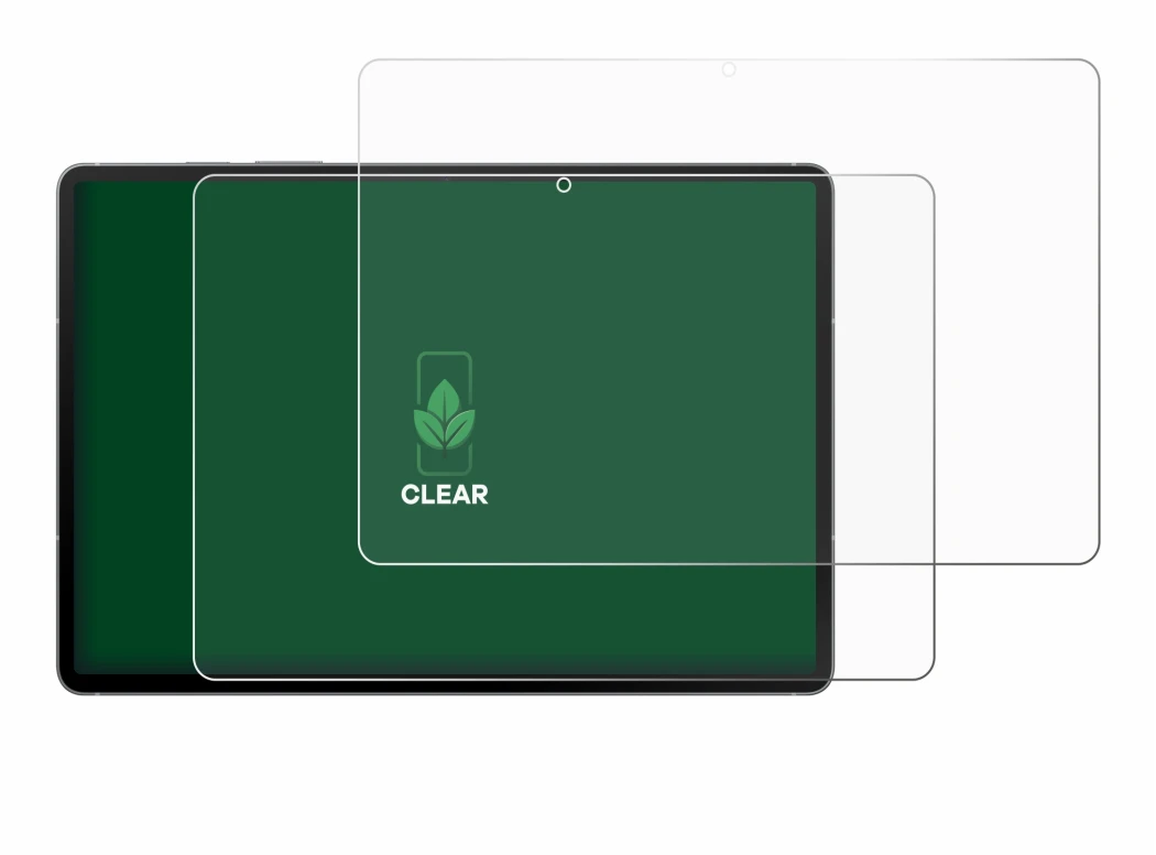 Immagine del dispositivo Samsung Galaxy Tab S10 FE 5G con un'ampia varietà di protezioni per lo schermo.