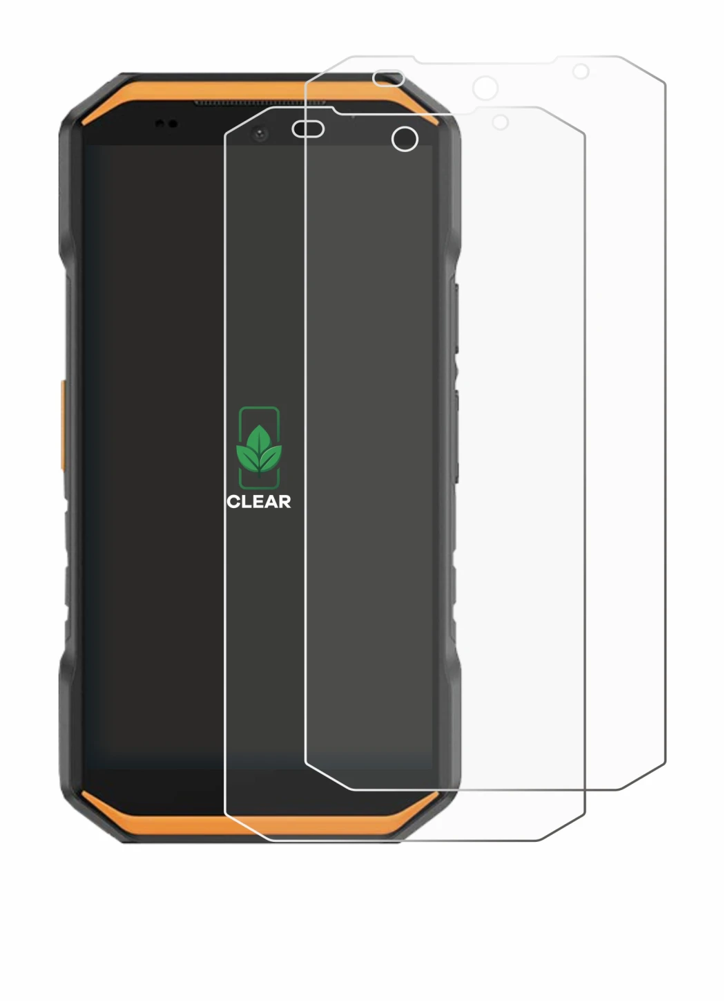 Immagine del dispositivo Ulefone Armor X32 con un'ampia varietà di protezioni per lo schermo.