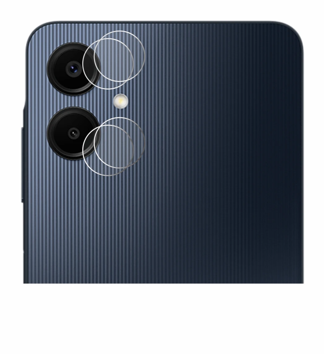 Immagine del dispositivo Samsung Galaxy A06 5G (SOLO Fotocamera) con un'ampia varietà di protezioni per lo schermo.