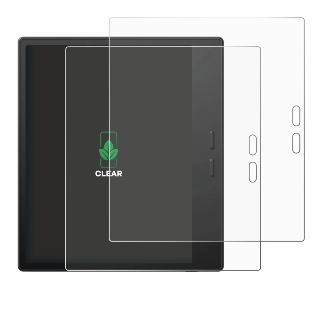 Immagine del dispositivo Boox Go 7 con un'ampia varietà di protezioni per lo schermo.