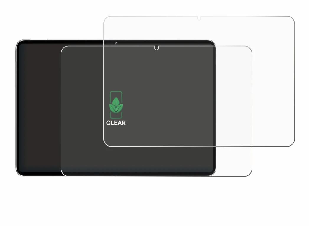 Immagine del dispositivo Nubia Pad Pro con un'ampia varietà di protezioni per lo schermo.