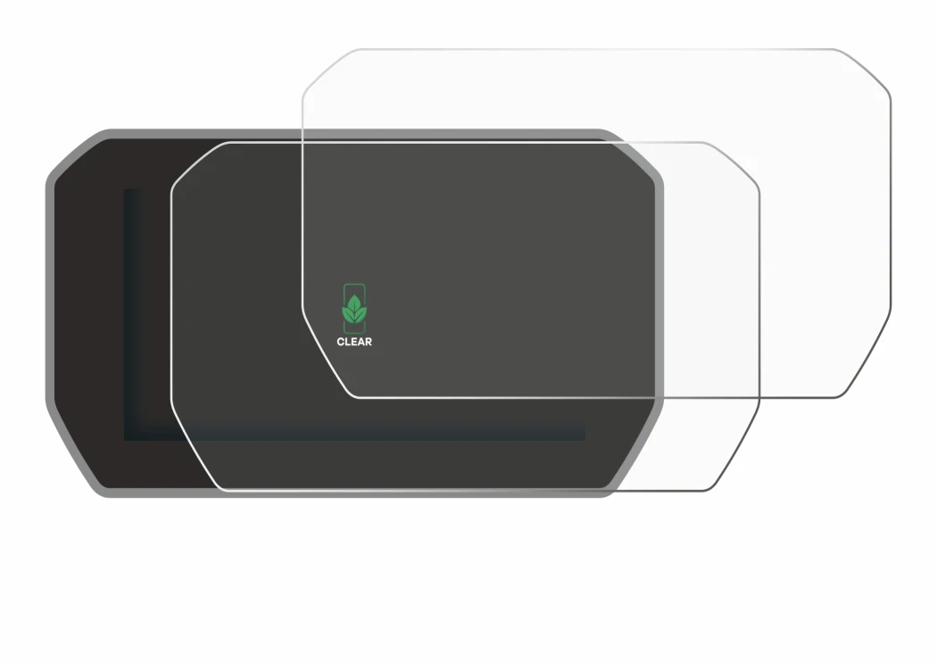 Immagine del dispositivo Ducati V4 Rally (2024) con un'ampia varietà di protezioni per lo schermo.