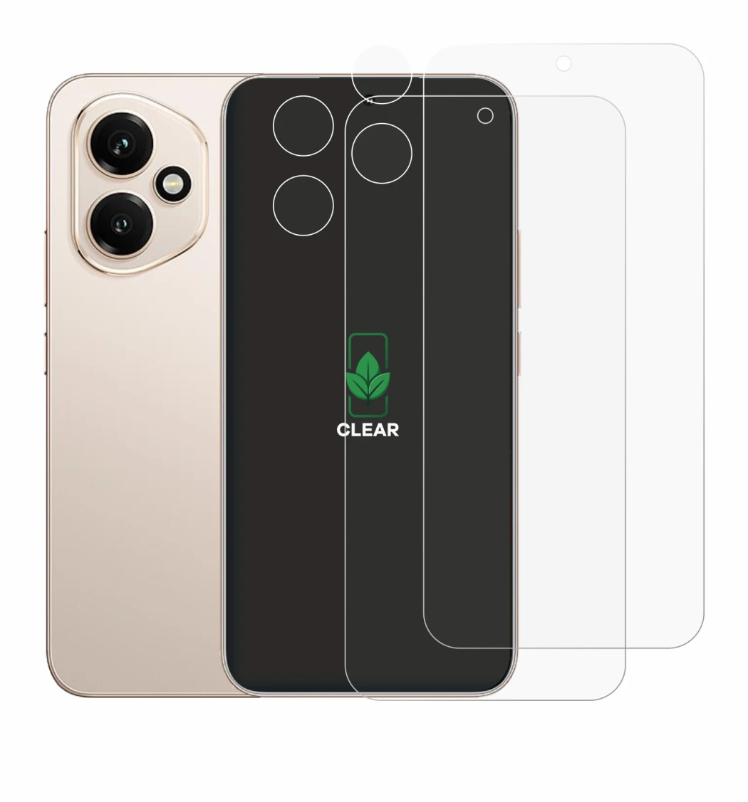 Immagine del dispositivo Honor 400 (Fronte+Fotocamera) con un'ampia varietà di protezioni per lo schermo.