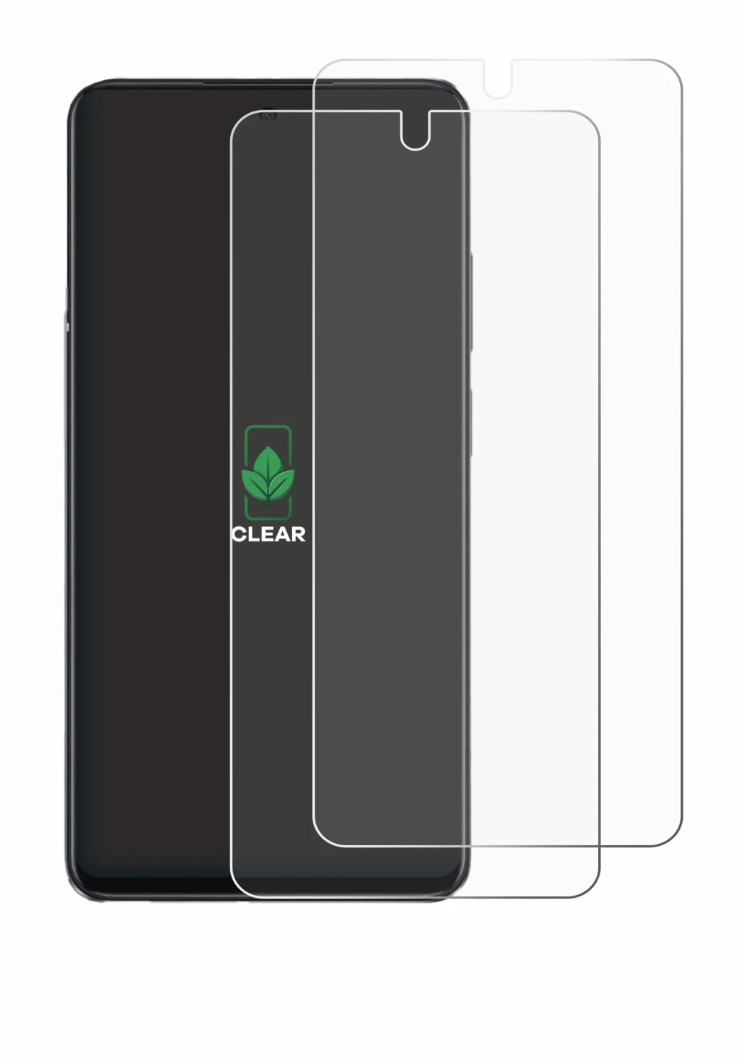Immagine del dispositivo Oppo A40 con un'ampia varietà di protezioni per lo schermo.