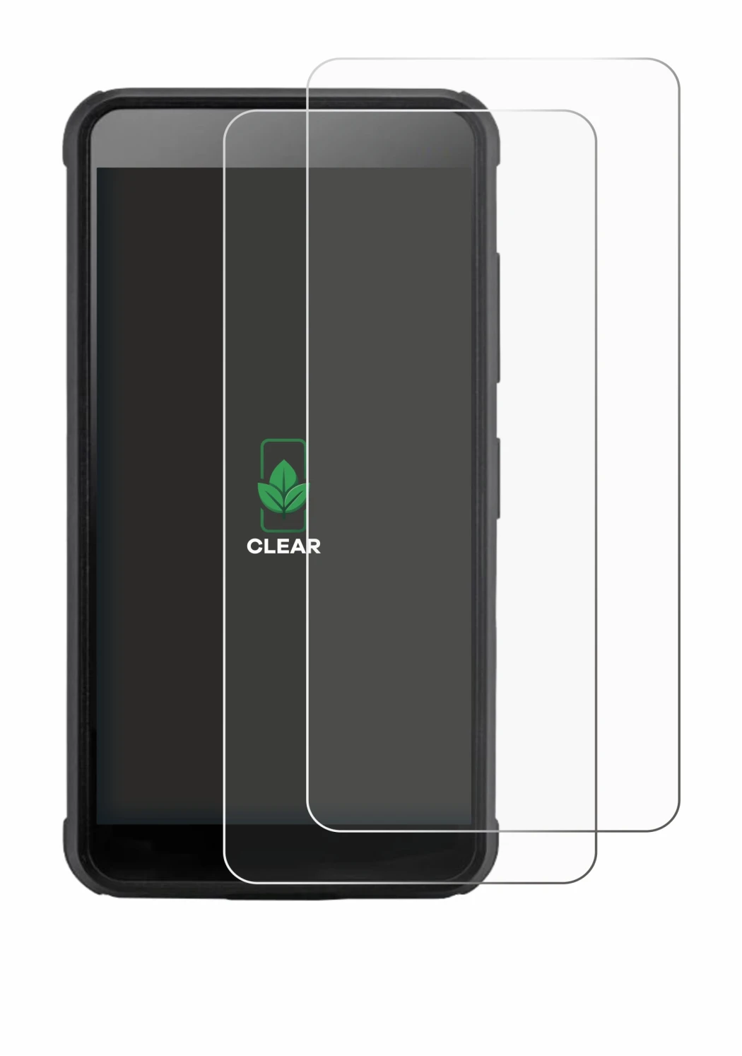 Immagine del dispositivo SkyCaddie Pro 4X con un'ampia varietà di protezioni per lo schermo.