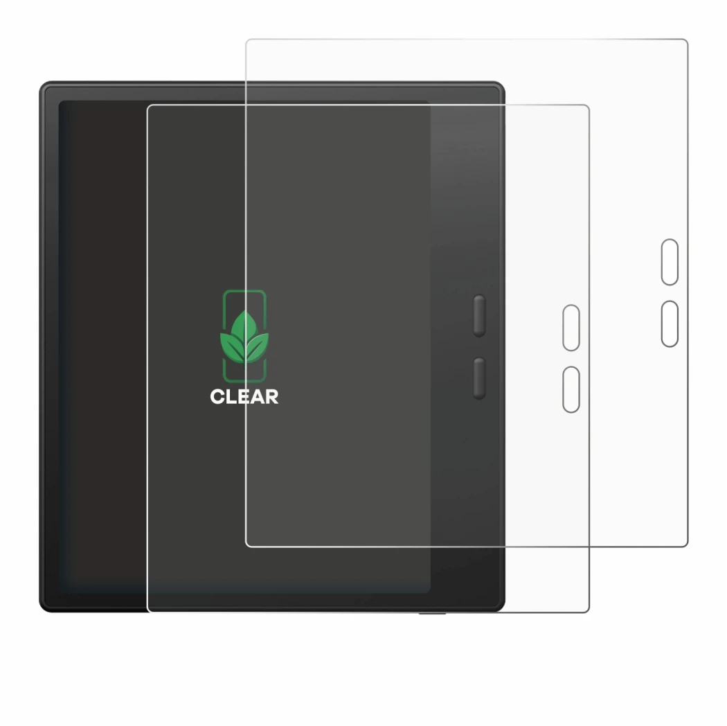 Immagine del dispositivo Boox Go Color 7 Gen II con un'ampia varietà di protezioni per lo schermo.