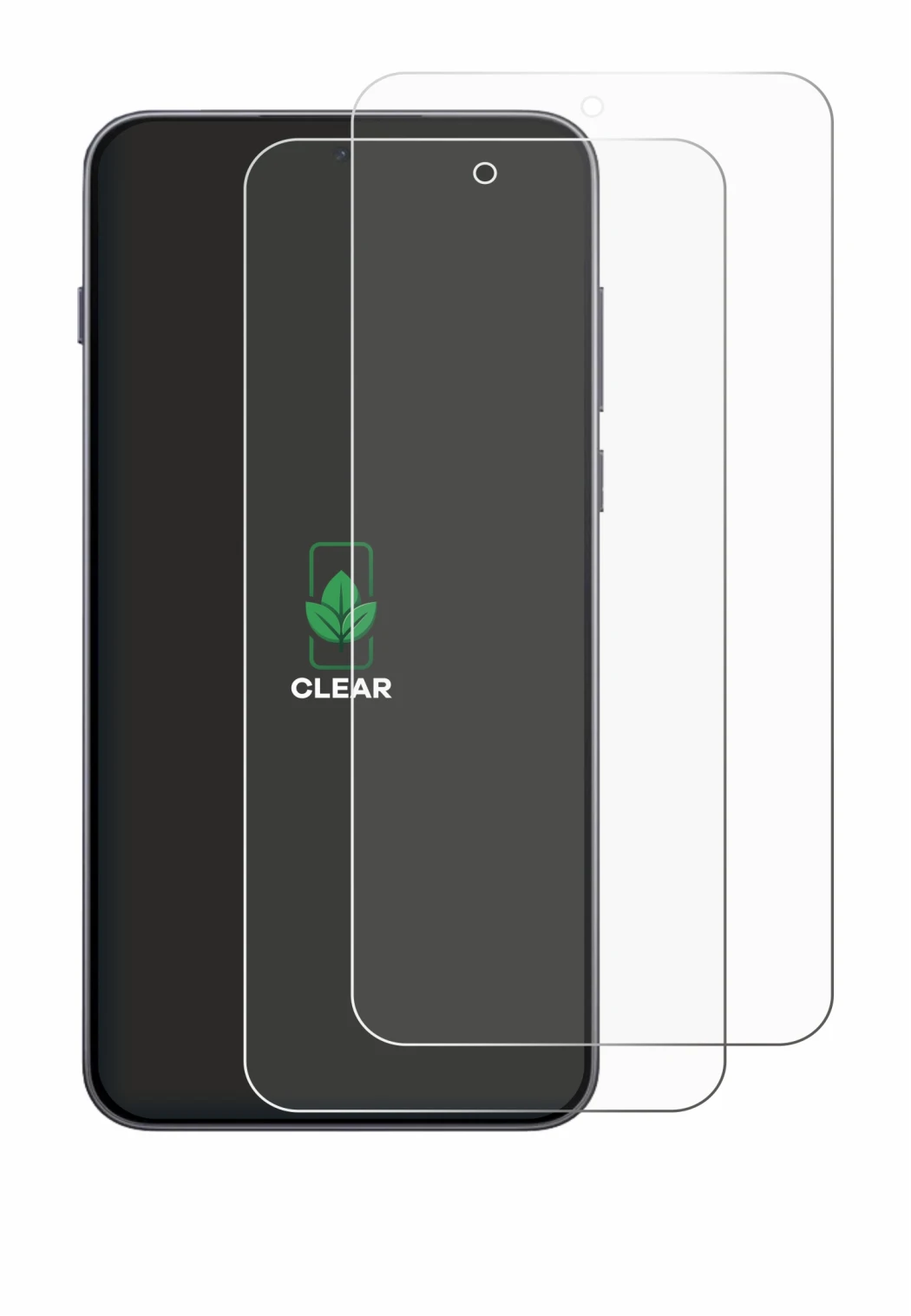 Immagine del dispositivo OnePlus Nord 5 con un'ampia varietà di protezioni per lo schermo.