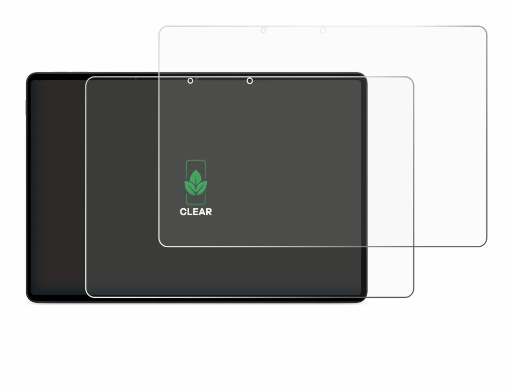 Immagine del dispositivo OnePlus Pad Lite con un'ampia varietà di protezioni per lo schermo.