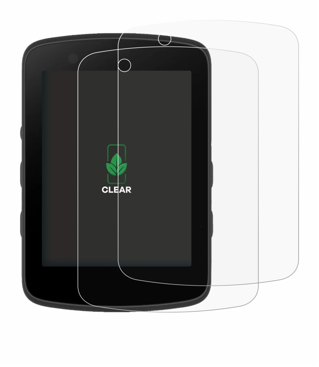 Immagine del dispositivo Bryton Rider 650 con un'ampia varietà di protezioni per lo schermo.
