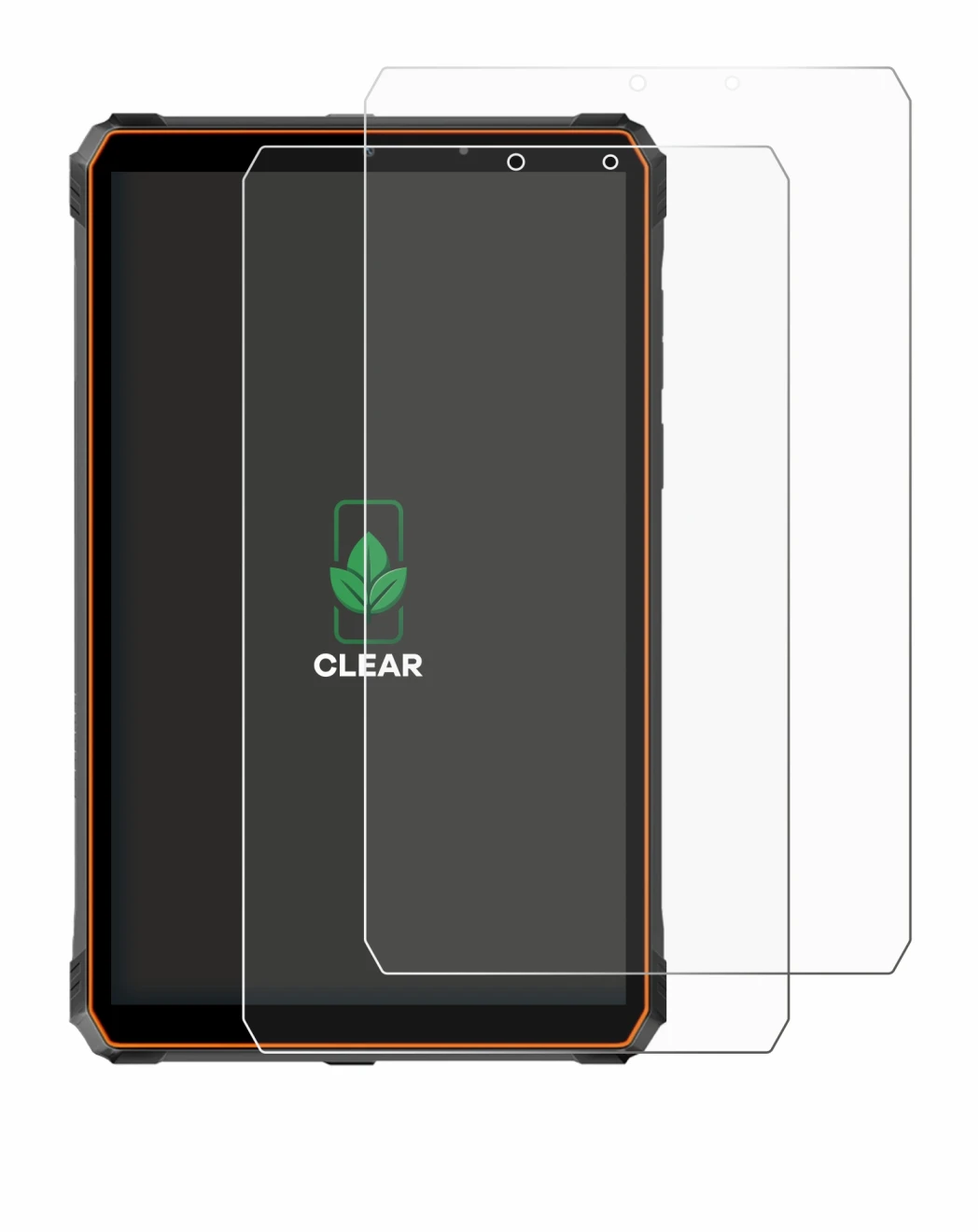Immagine del dispositivo Blackview Active 5 con un'ampia varietà di protezioni per lo schermo.