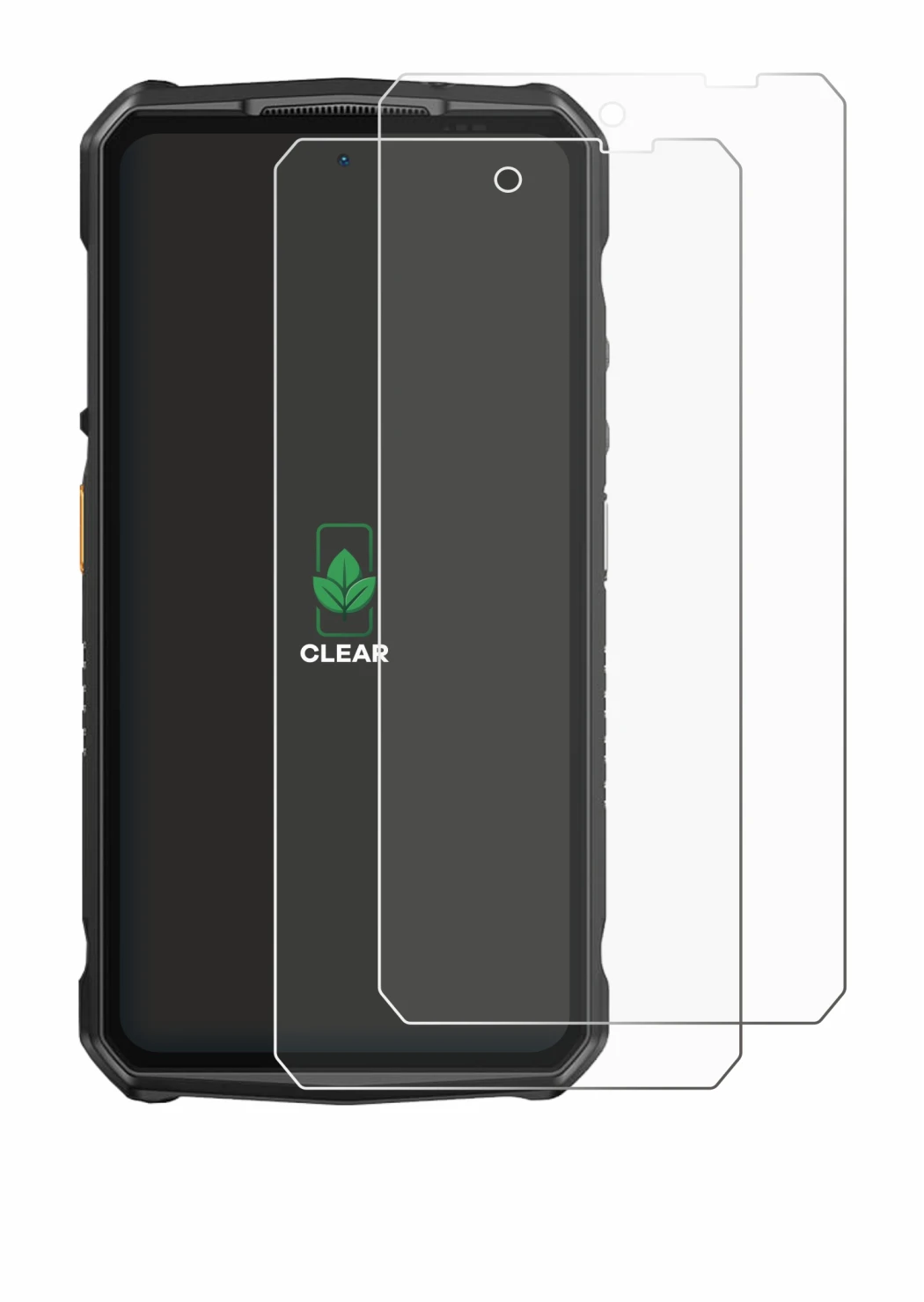 Immagine del dispositivo Ulefone Armor 29 Ultra con un'ampia varietà di protezioni per lo schermo.