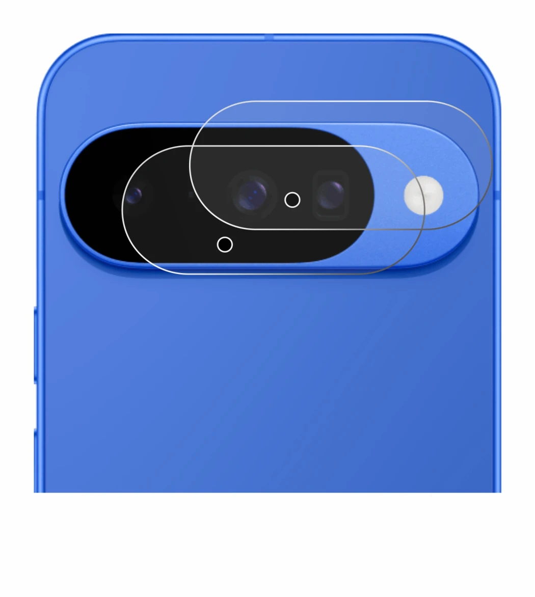 Immagine del dispositivo Google Pixel 10 (SOLO Fotocamera) con un'ampia varietà di protezioni per lo schermo.