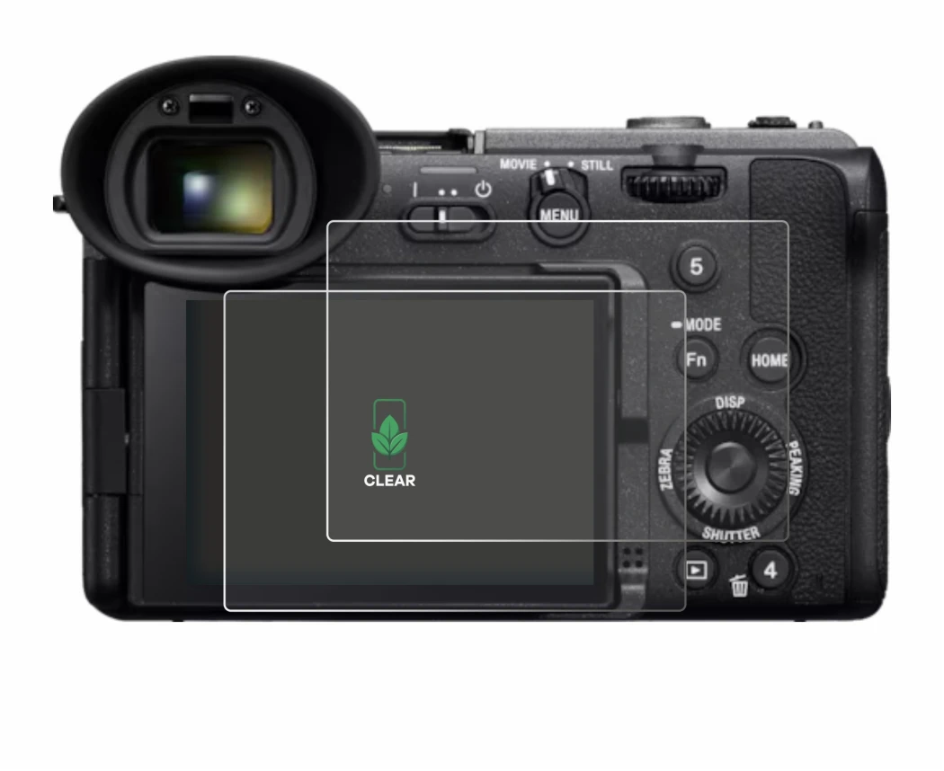 Immagine del dispositivo Sony Cinema Line FX2 con un'ampia varietà di protezioni per lo schermo.