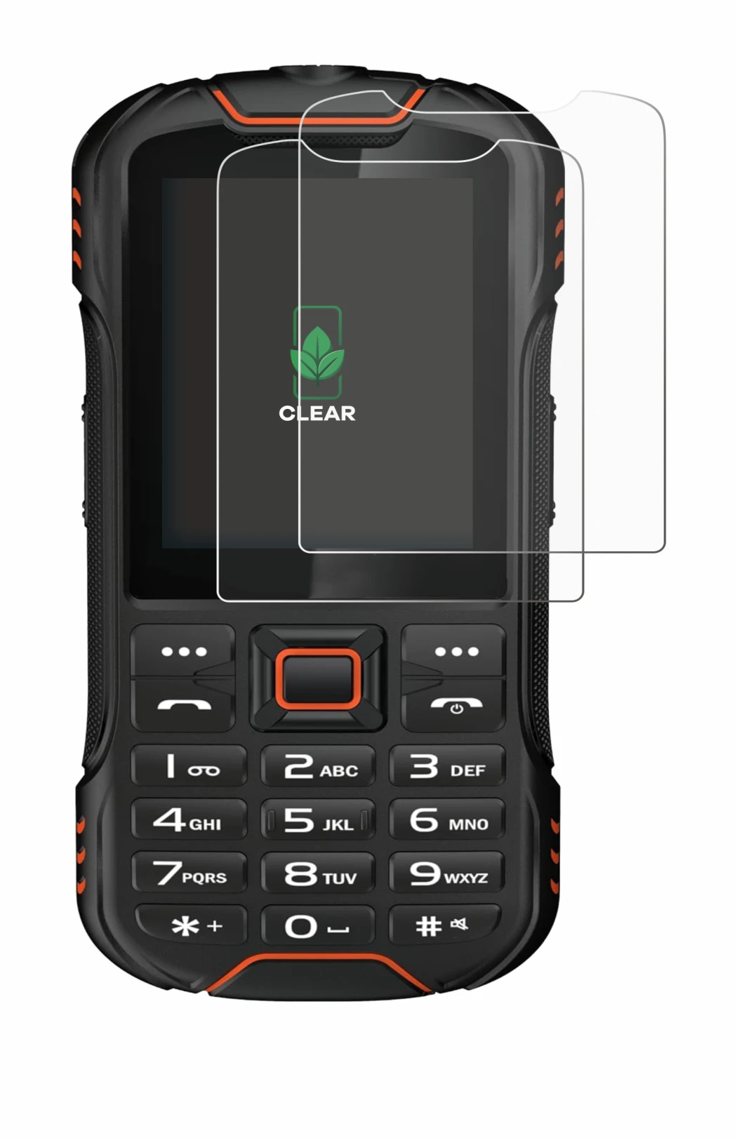 Immagine del dispositivo Gigaset GLX8 con un'ampia varietà di protezioni per lo schermo.