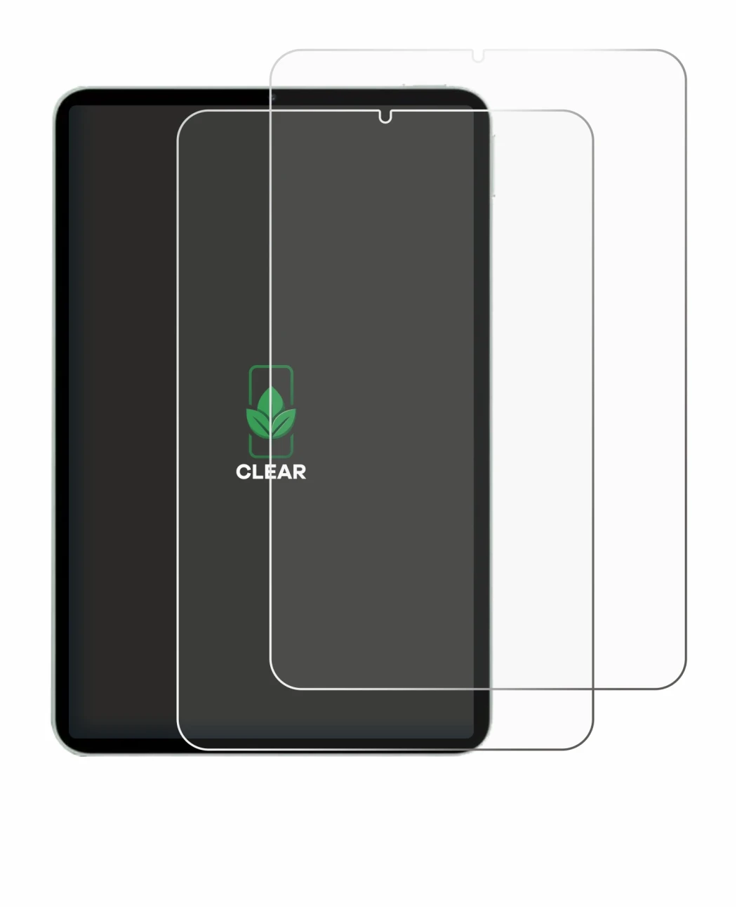 Immagine del dispositivo Xiaomi Pad Mini con un'ampia varietà di protezioni per lo schermo.