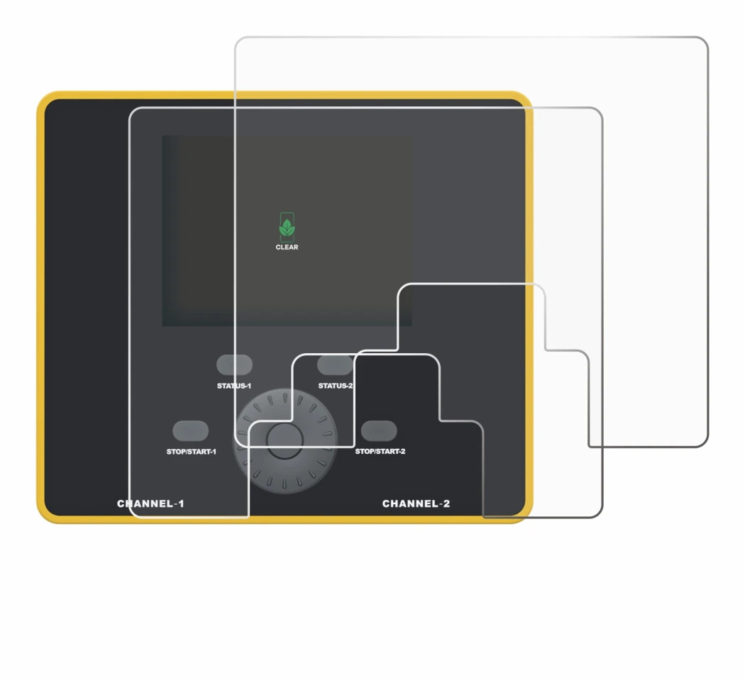 Immagine del dispositivo Junsi iCharger DX12 con un'ampia varietà di protezioni per lo schermo.