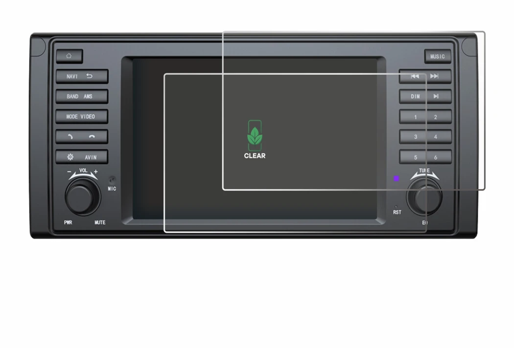 Immagine del dispositivo Eonon E39A12S con un'ampia varietà di protezioni per lo schermo.