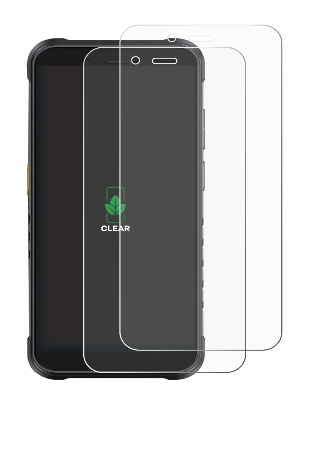 Immagine del dispositivo Ulefone RugKing con un'ampia varietà di protezioni per lo schermo.