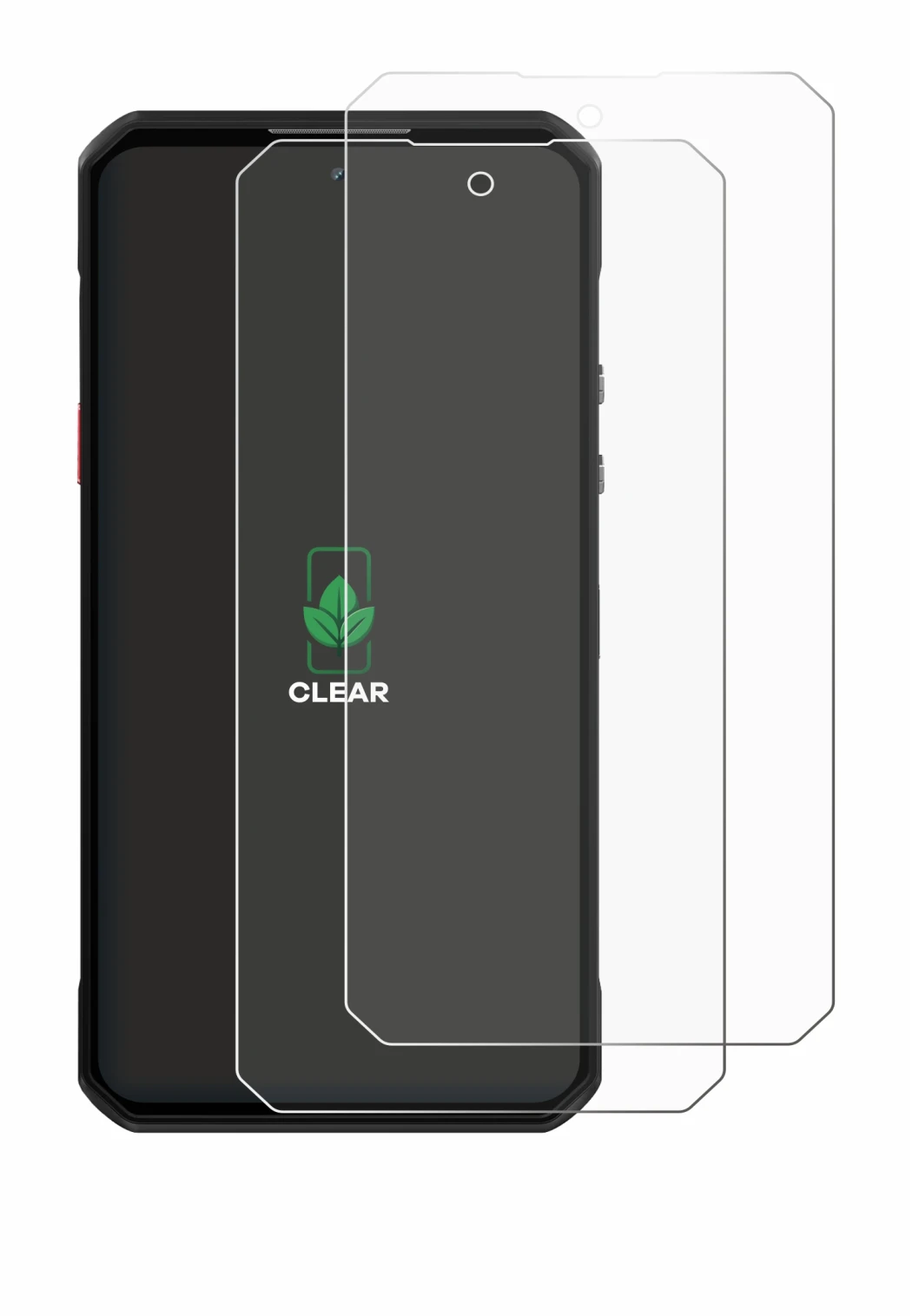 Immagine del dispositivo Oukitel WP60 con un'ampia varietà di protezioni per lo schermo.