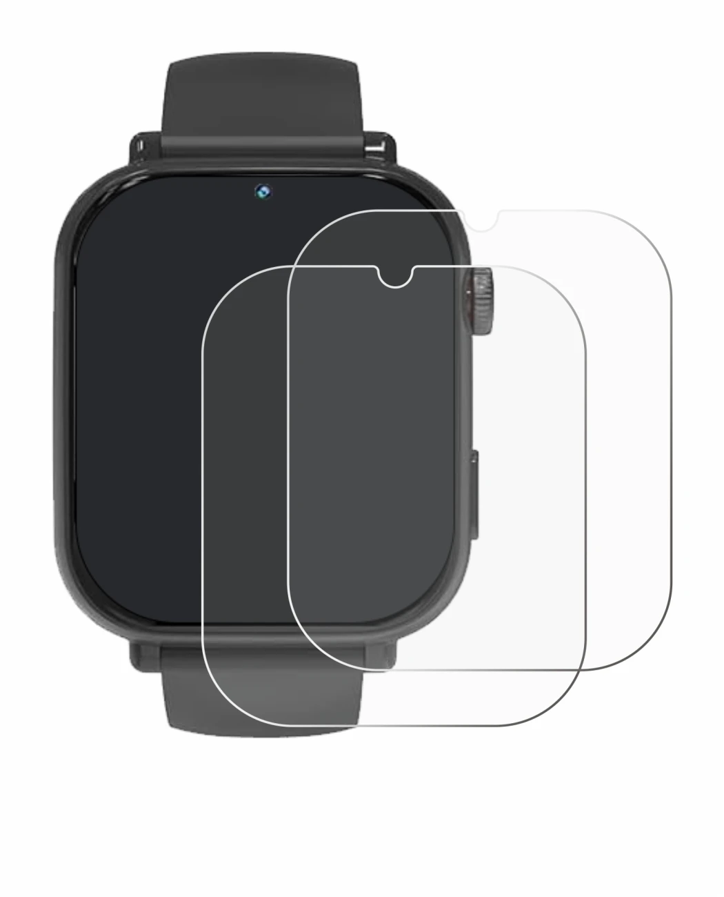 Immagine del dispositivo Ucani A22 con un'ampia varietà di protezioni per lo schermo.