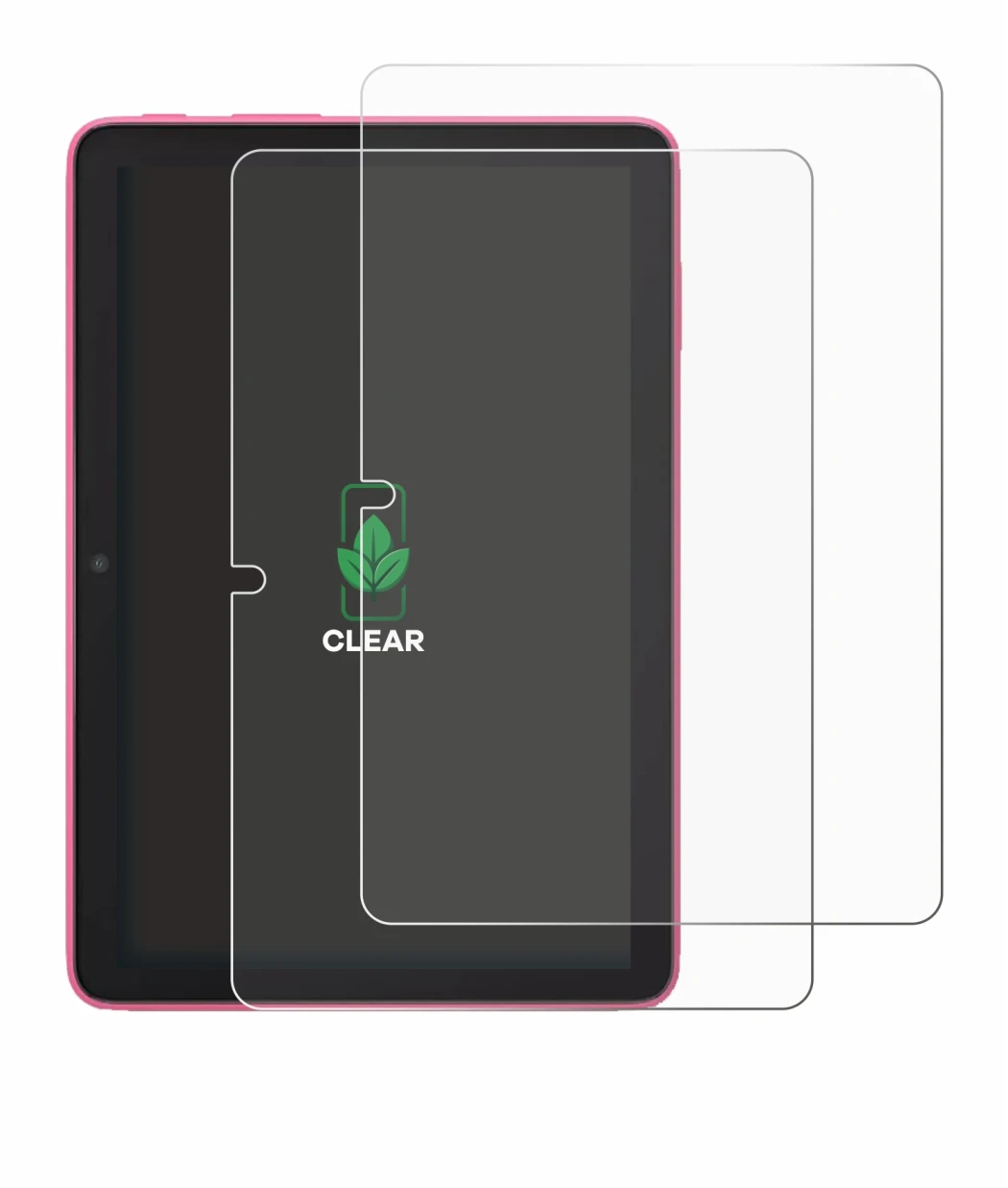 Immagine del dispositivo Amazon Fire HD 8 2024 con un'ampia varietà di protezioni per lo schermo.