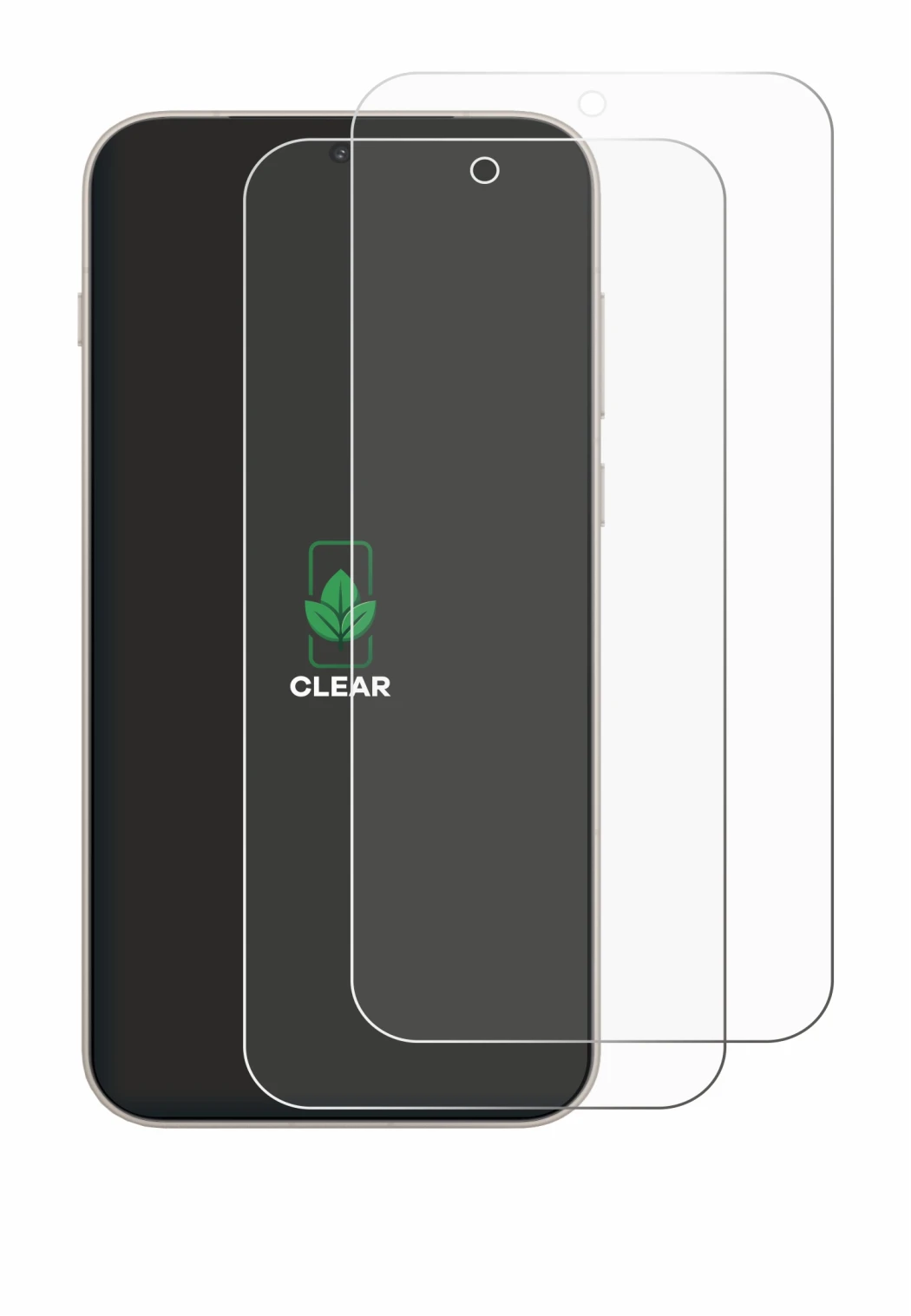 Immagine del dispositivo OnePlus 15 con un'ampia varietà di protezioni per lo schermo.